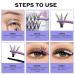 DIY Lash Extensions Set | Easy Cluster Lashes & Home Bonding Kit (20D & 30D D Curl 12-16mm) - Buy Online on GoSupps.com