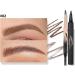 Eyebrow pencils microbladin eyebrow pencil with 4pointed microfork tip Dropshaped angled eyebrow brush for precise shaping smudgeproof eyebrow enhancer natural lifting 02 brown - Buy Online on GoSupps.com