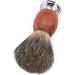 Professional Portable Shaving Brush for Men - Ergonomic Wooden Handle Soft Hair Elegant Design | Ideal for Home & Salon Use - Buy Online on GoSupps.com