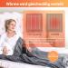 ComfyTemp Heating Ceiling Blanket - Super Soft 160x130 cm 4-Hour Auto Switch-Off 3 Heat Levels Quick Heating Washable - Perfect Thermal Comfort for Any Season - Buy Online on GoSupps.com