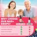 NAD+ Liquid Supplement for Women Men: NAD+ Resveratrol Drops with Grape Seed Extract CoQ10 Zinc Vitamin B2 Nicotinamide Riboside Support Energy Anti-Aging & Heart Health Grape Flavor 30 Servings - Buy Online on GoSupps.com