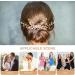 ifundom Hair piece side hair comb Miss crystal headgear elegant bridal headpiece grace hair hair wedding decor hair accessories for women hair accessories hairpin Metal modeling leaf - Buy Online on GoSupps.com