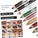 AUTSUPPL 12pcs Pearlescent Eyeshadow Pencil Useful Eye Shadow Pen Eye Pencil Colored Eyeliner Pencils Powder - Buy Online on GoSupps.com