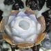 Natural Crystal Rough Natural Agate Geode Lotus Figurine Drusy Cluster Crystal Flower for Home or Wedding Decoration+Fashionable Wooden ba - Buy Online on GoSupps.com