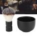 Premium Stainless Steel Shaving Set | Men's Beard Tool with Soft Brush & Soap Bowl (Black) - Buy Online on GoSupps.com