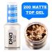 Daisy DND 200 Matte Top Gel - All-in-One Soak Off Nail Top Coat with Glitter | Made in USA | 2 Piece Set - Buy Online on GoSupps.com