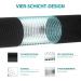 HG Power Exhaust Hose 150mm - 5m Flexible PVC Aluminum Tube - Sound Insulated & Heat Resistant - Ventilation Hose for Exhaust Air Valves - Black 6-Inch Exhaust Air Pipe - Buy Online on GoSupps.com