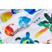BONVERANO Baby Boys Swimsuit UPF 50+ Sun Protection, White Fish Print 9-12 Months - Buy Online on GoSupps.com