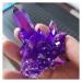 Natural Quartz Colour Crystal Cluster Specimen Display Decoration Electroplated Amethyst Stone Decor 1pcs (Color : Electroplate Cluster Size : 100-120g) 100-120g Electroplate Cluster