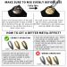 2x8ml Metallic Gel Nail Polish Kit - Glossy Mirror Silver & Gold Chrome Effect for Stunning Nail Art - Soak Off UV/LED DIY Manicure - Buy Online on GoSupps.com