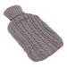 Foot Warmer Hydration Bladder Classic Waterproof Hot Water Bag for Home (Gray)