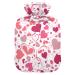 Heat bottle with reference 2 l of hard-wearing warm-up bag for handwheel warmer shoulder and neck pain cramps heating press and heat therapy pattern of Valentine's Day pink heart_69542035