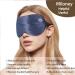Miloney Heated Eye Mask - Cordless Washable Silk Sleep Mask for Relaxation & Travel | Perfect Gift for Birthdays & Valentine's Day - Buy Online on GoSupps.com