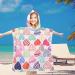 FEBE Bath Poncho for Kids | Hooded Bath Towel & Bathrobe for Toddlers | Heart Design | International Shipping - Buy Online on GoSupps.com