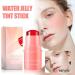 Milk Jelly Blush Milk Blush Stick Milk Jelly Blush Stick Milk Makeup Jelly Tint Water Jelly Tint Stick Sheer Lip & Cheek Stain Finish (Red) - Buy Online on GoSupps.com