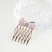Dervivea Tiny Pearl Bow Hair Comb Gold Crystal Side Comb Clip Hairpiece Wedding Bowknot Hair Comb Bridal Pearl Hair Comb Decorative Hair Accessories for Women and Girls Headdress - Buy Online on GoSupps.com