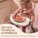 Nohla Tate the Turtle Bamboo Baby Weaning Suction Plate - Spill-Proof 15cm x 26cm, Ideal from 6 Months - 100% Organic Bamboo & FDA Silicone, BPA-Free - Green - Buy Online on GoSupps.com