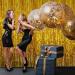 GOER Gold Metallic Tinsel Foil Fringe Curtains - Pack of 2 Party Streamers for Birthday, Graduation & New Year Eve Decorations - 6.4ft x 9.8ft - Buy Online on GoSupps.com