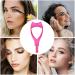 Eyelash Applicator Eyelashes Tools Mascara Shield Applicator Guard | Eyelash Tool Lash Buddy False Lashes Helper Mascara Guard Comb Protector Eyelid for Natural Look Hot Pink - Buy Online on GoSupps.com
