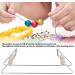 Stainless Steel Bead Loom Kit for Kids - DIY Beading Toy for Bracelets, Necklaces, Keychains - Extra Wide Workspace (Silvery) - Buy Online on GoSupps.com