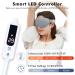 WellSync Heated Eye Mask - Warm Compress for Dry Eyes, Chalazion, Blepharitis, Stye - Smart Temperature & Timer Control - 3D Eye Mask for Sleeping - Relief for Eye Strain, Migraine, Puffy Eyes - Light Grey - Buy Online on GoSupps.com