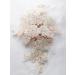 RUINUO 3D Lace Beads Flower Applique Patches - Embroidered Floral Sewing Patch for Wedding Dress - Handmade Decor in Red - Buy Online on GoSupps.com