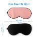 Soothing Silk Sleep Mask - Adjustable Head Strap, Deep Rest Eye Mask for Sleeping, Travel, Shift Work & Meditation - Purple - Buy Online on GoSupps.com