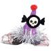 Halloween Hair Clips Cute Glittery Animal Gauze Barrettes Halloween Headdress Decor Non-slip Holiday Black Glittery Hairpin for Adults Kids