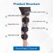 Orthomen Hinged ROM Knee Brace - Post Op Recovery Stabilization for ACL, MCL, PCL Injury - Adjustable Orthopedic Support Brace for Women and Men - Buy Online on GoSupps.com