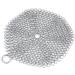 Stainless Steel Chainmail Scrubber Rust Proof Scraper Cleaner for Cast Iron Pan Pot Cookware - Buy Online on GoSupps.com