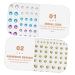 FOMIYES 12 Sheets Face Rhinestone Stickers - Mermaid Eye Jewels & Body Makeup - Flatback Rhinestones for Glamorous Looks - International Shipping Available - Buy Online on GoSupps.com