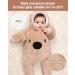 Baby Hooded Flannel Winter Romper | Snowsuit with Covered Feet | Unisex Jumpsuit 3-6 Months - Buy Online on GoSupps.com