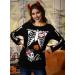 G and PL Halloween Maternity Top | Long Sleeve Funny Costume for Pregnant Women | S-XXL | Skull Baby Design | Bow Tie Detail - Buy Online on GoSupps.com