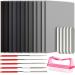 23 Pieces Resin Casting Tools Set, YGDZ Epoxy Resin Polishing and Sanding Kit, Including 12 Large Sand Papers, 5 Polishing Blocks, 5 Shapes Files, 1 Brush for Resin Supplies Jewelry Making Tools