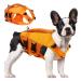 Asenku Dogs Wowers for Small Medium Large Dogs adjustable & ripstop Dog chimney with a handle and reflective for boating swimming surfing s orange