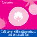 Carefree Cotton Feel Normal Panty Liners - 56 Count - Buy Online on GoSupps.com