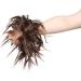 Instant Ponytail Hairpiece Scrunchie in Tousled Brown Blonde Straight Style - Elastic Updo Bun for Fashionable Look - Buy Online on GoSupps.com