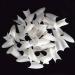 Natural Stiletto Fake Nails Sharp Ending pointy Nail Tips 500Pcs 10 Sizes for Nail Salon and DIY Nail Art by EVEBYRA Natural Half Stiletto
