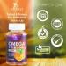 Omega 3 6 9 Vegan Gummies - Triple Strength Heart & Brain Support Supplement - Non-GMO Orange Flavor - 60 Count - Buy Online on GoSupps.com