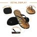 Mnsruu Tiger Print Flip Flops | Stylish & Comfortable Home Hotel Spa and Travel Footwear for Men & Women - Buy Online on GoSupps.com