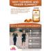 Turmeric Curcumin & Ginger Chewable Gummies | Vegan Friendly, Kosher, Halal | Gluten Free, Non GMO | 60 Count - Buy Online on GoSupps.com