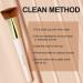 Shop TEXAMO White Jade Stone Foundation Brush - Perfect for Liquid Cream & Powder Blending | Flawless Makeup Brush International Shipping - Buy Online on GoSupps.com