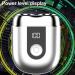 Mini Electric Beard Trimmer - Silver C Type Household Grooming Tool for Men | Buy Online Worldwide - Buy Online on GoSupps.com