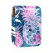Lipstick Case Leather Lip Gloss Lipstick Organizer with Mirror Mini Lipstick Holder Bag Watercolor Fruit Pink Pineapple X802h0nehl