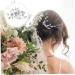 Angoily Bridal Hair Comb Clip Hair Accessories Tiara Wedding Hair Side Comb Flower Rhinestone Hair Comb Flower Hair Comb Wedding Hair Comb Hand Drill Bride Rhinestones Zinc Alloy - Buy Online on GoSupps.com
