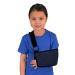 Mars Wellness Pediatric Kids Medical Shoulder and Arm Sling - Adjustable Neck Sling for Kids - Thumb Loop for Added Support - Blue Small (Pack of 1)