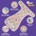 Oouipets Premium Dog & Cat Diapers - 3 Pack Washable Leak-proof Eco-friendly Comfortable Pants for Bitches - Size M (36-48cm) - Pink - Buy Online on GoSupps.com