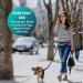 Hands-Free Dog Lead with Reflective Bungee Leash | Adjustable Waist Belt for Running, Walking, and Hiking | Aqua | Includes Poo Bag Pouch - Buy Online on GoSupps.com