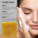 Lemon Turmeric Kojic Soap 2.4x2.4x1" Moisturizing Lemon Turmeric Soap Bar for Hyperpigmentation Dark Spots Natural Organic Kojic Soap for Face Back Legs Body 1Pc - Buy Online on GoSupps.com