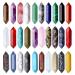 Xiannvxi 30pc natural crystals stones healing crystal gemstones healing chakra magic wand reiki bulk six-sockets points medicinal crystals spiritual gift g-multi-30pcs